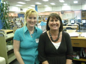 With Ms. Lisa Shields, Librarian at Eastern High School in Louisville, Kentucky